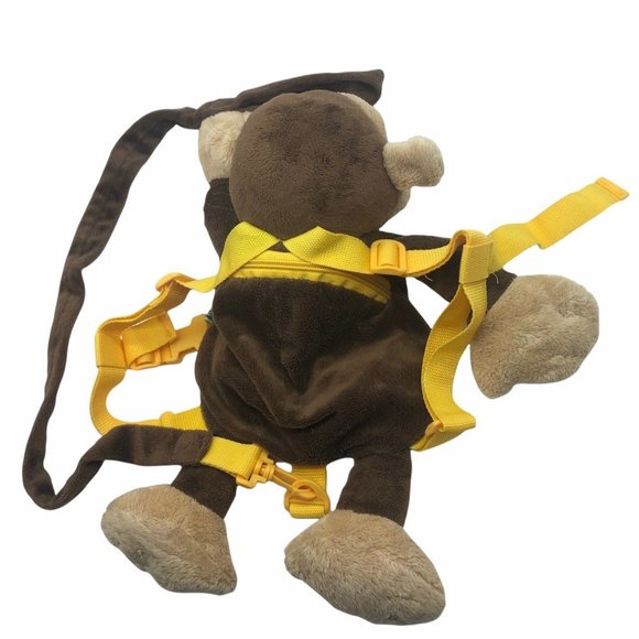 Animal Planet monkey plush backpack toddler safety harness 14" stuffed animal - Picture 6 of 6